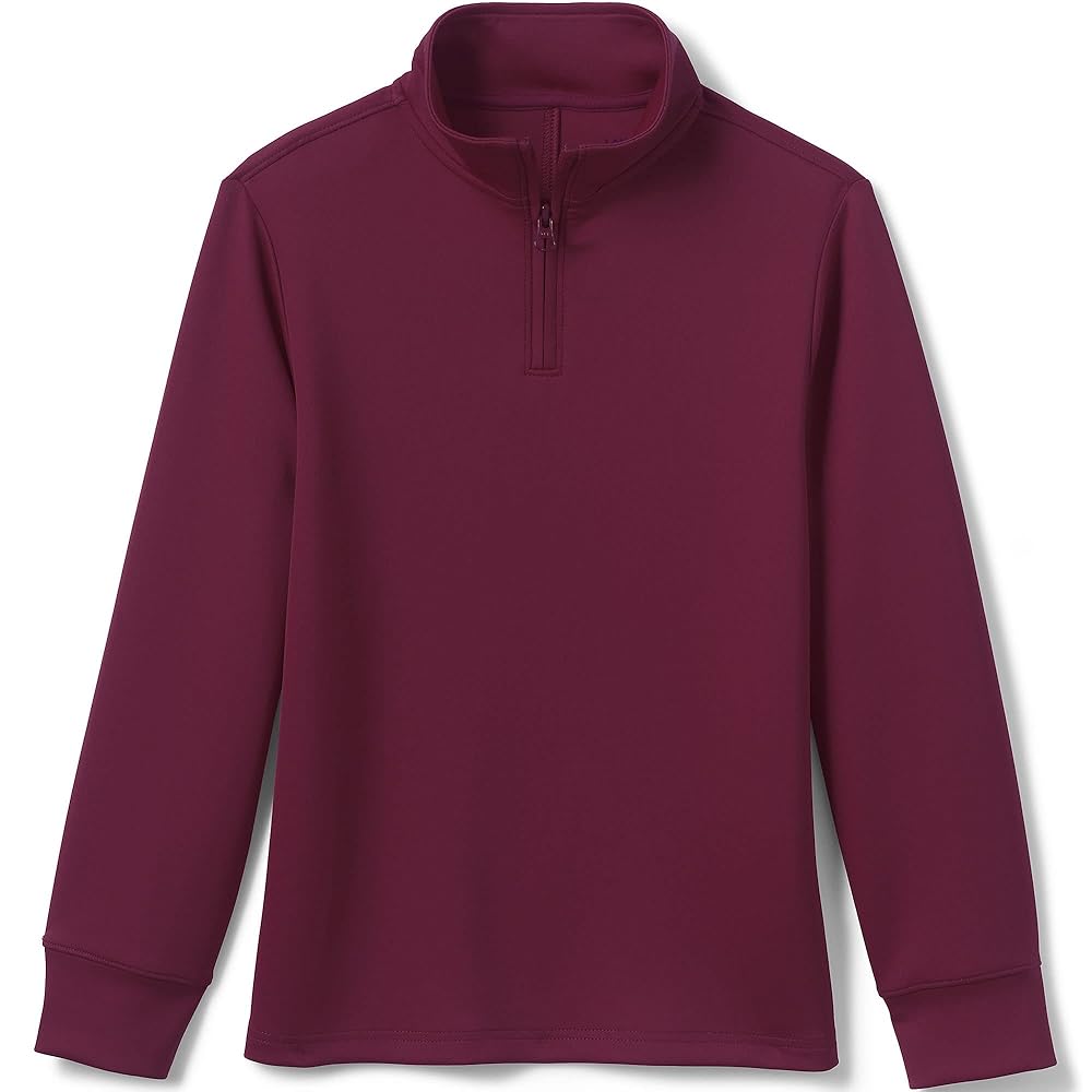 Amazon.com: Lands' End Kids Active Performance Quarter Zip